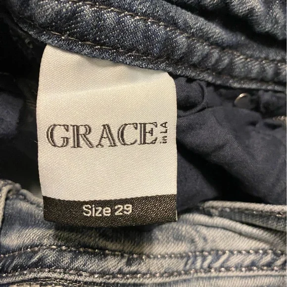 Grace Jeans Size 29 bling - Picture 3 of 10